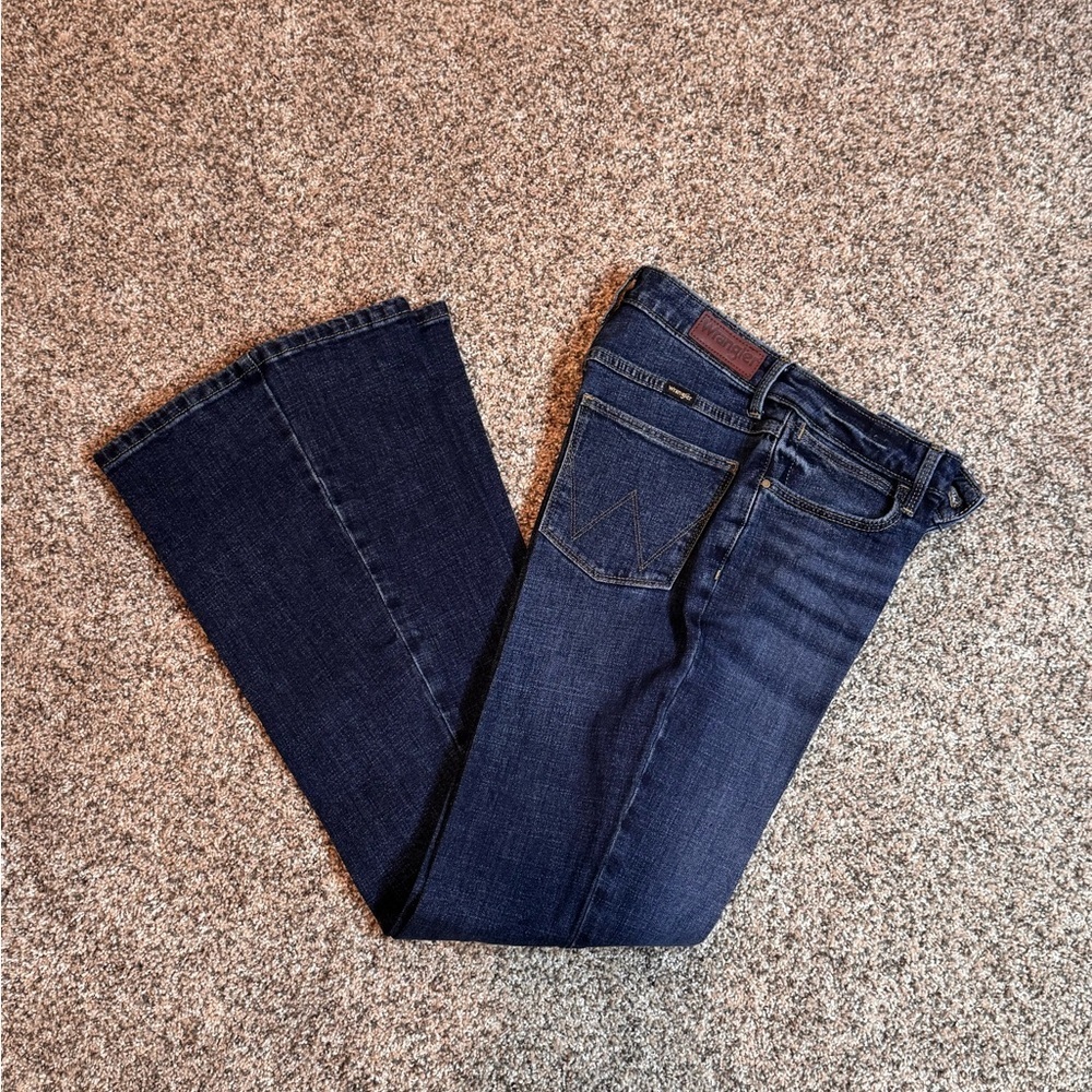 Wrangler Dark Blue Flare Jeans